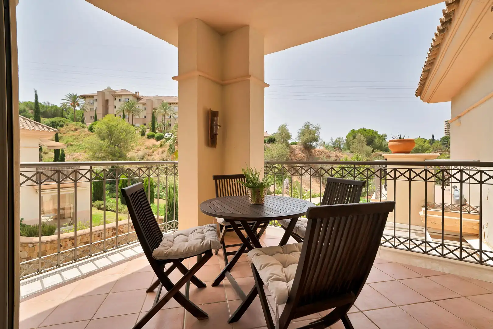 Terrace of Apartments for rent in Marbella  with Air Conditioner, Heating and Private garden