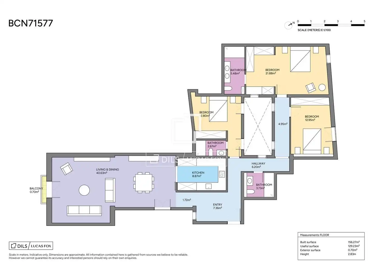 Piso en venta en Barcelona con Aire acondicionado, Calefacción y Parquet