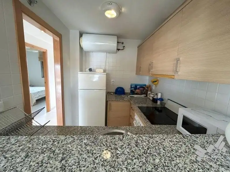Kitchen of Flat for sale in Vinaròs  with Air Conditioner, Terrace and Furnished