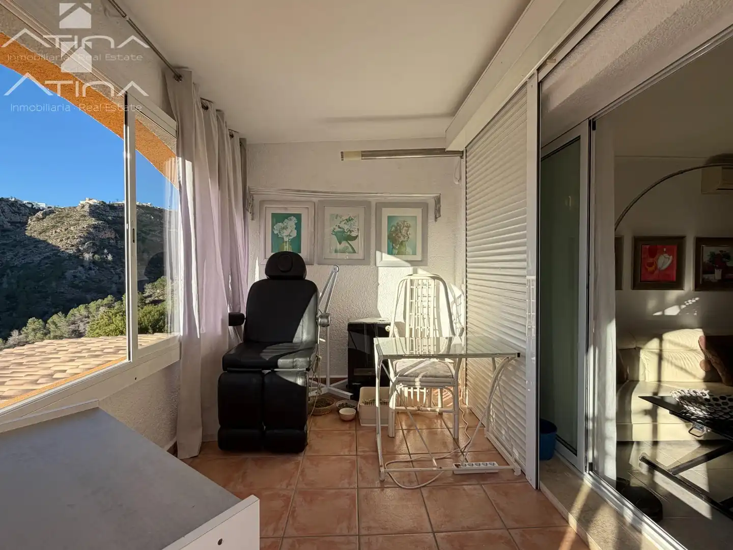 Terrassa de Apartament en venda en Benitachell / El Poble Nou de Benitatxell amb Aire condicionat, Jardí privat i Terrassa