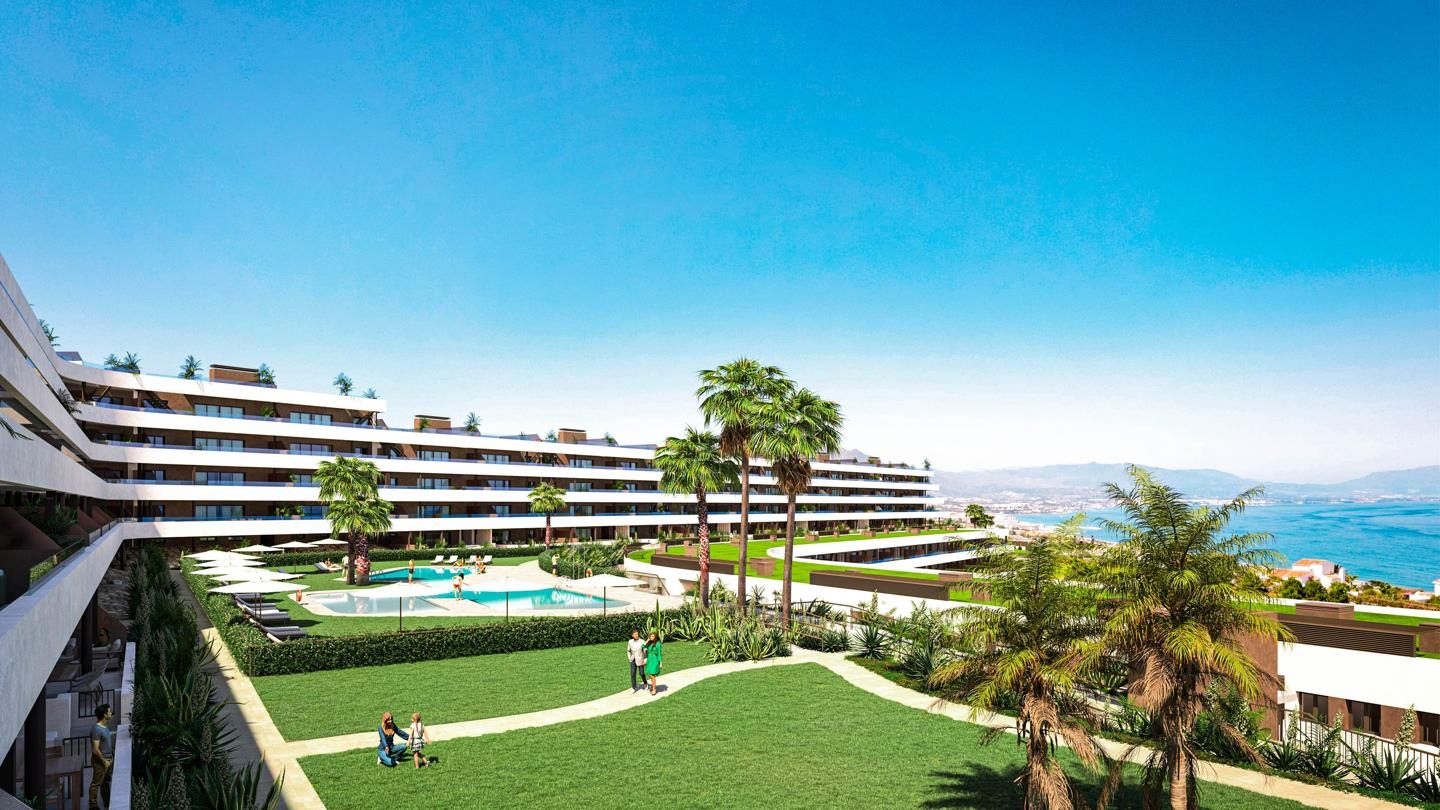 Dormitori de Apartament en venda en Manilva amb Aire condicionat, Calefacció i Jardí privat