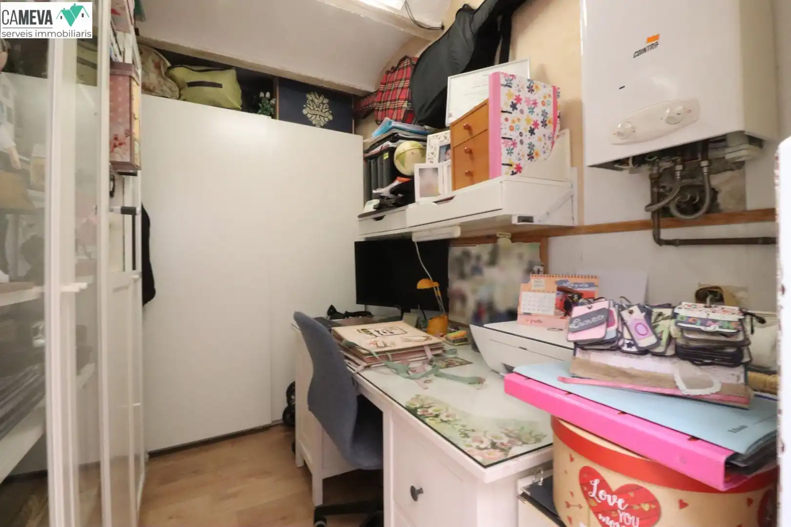 Schlafzimmer von Erdgeschoss zum Verkauf in Badalona mit Klimaanlage, Heizung und Terrasse