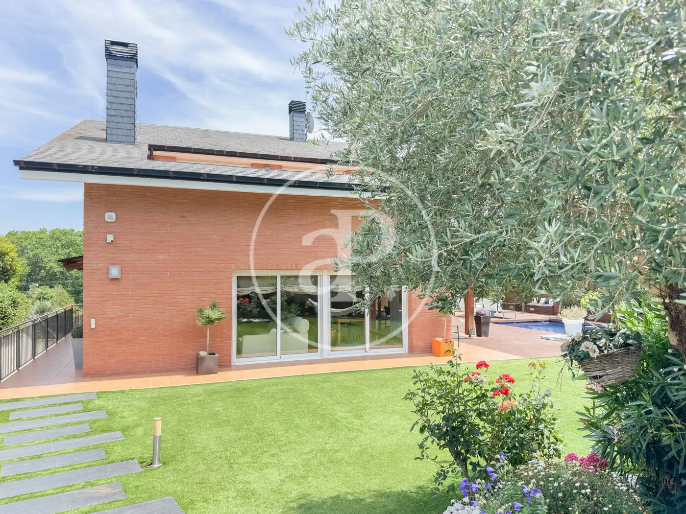 Jardí de Casa o xalet en venda en Sant Quirze del Vallès amb Aire condicionat, Calefacció i Jardí privat