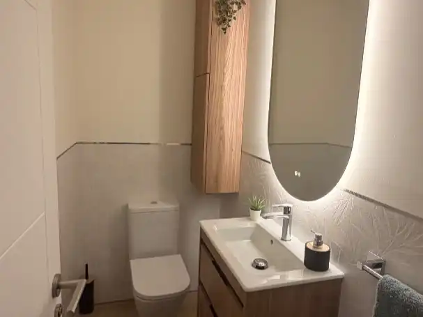 Baño de Casa o chalet en venta en Moralzarzal con Jardín privado, Trastero y Piscina