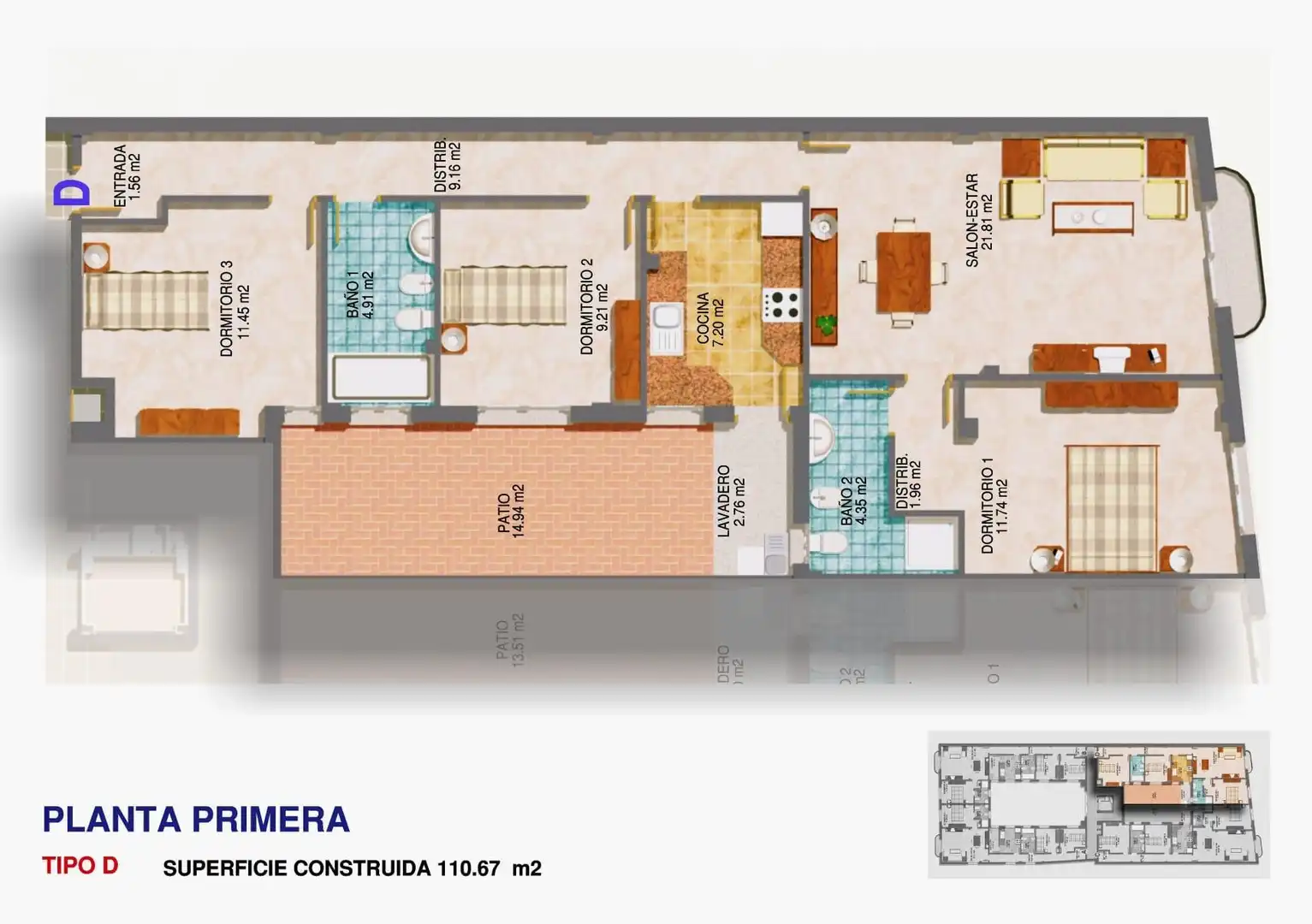 Wohnung zur Miete in Armilla mit Klimaanlage, Heizung und Terrasse