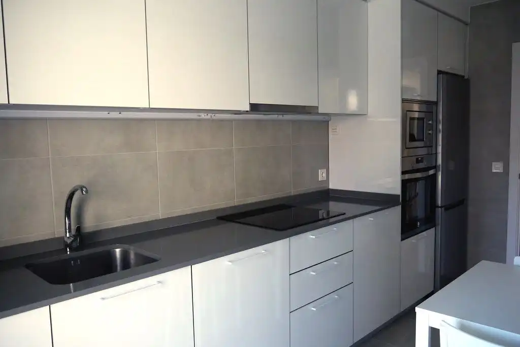 Kitchen of Flat for rent in Bilbao   with Heating, Terrace and Swimming Pool