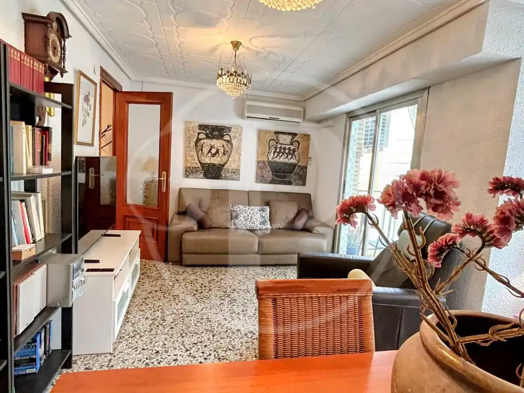 Wohnzimmer von Wohnungen zum Verkauf in Xirivella mit Klimaanlage und Balkon