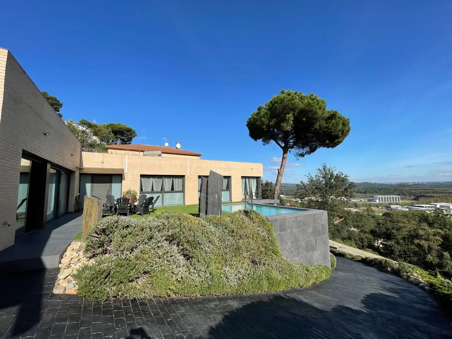 Vista exterior de Casa o chalet en venta en Fogars de la Selva con Aire acondicionado, Calefacción y Jardín privado