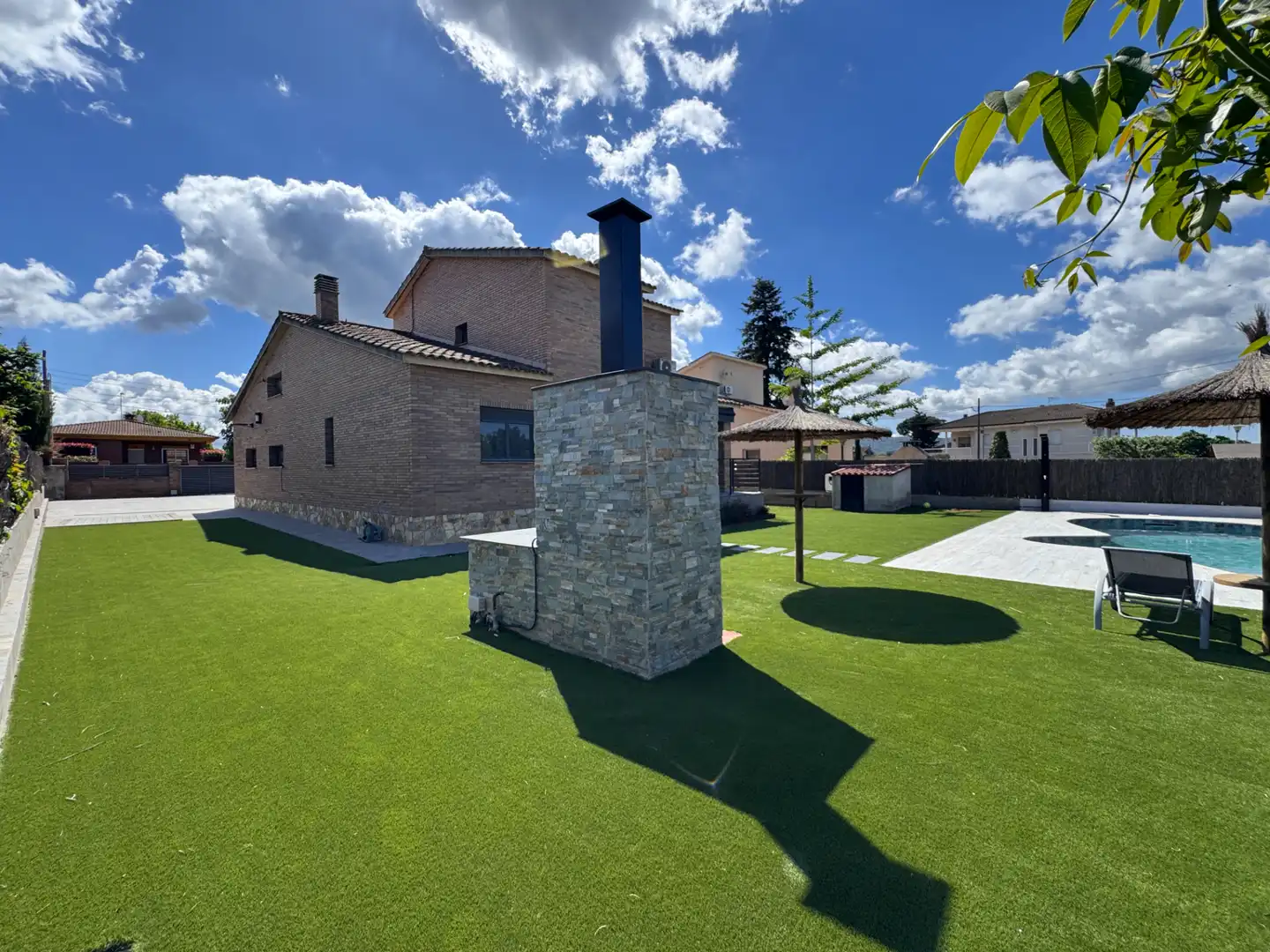 Terrace of Houses for sale in Sant Antoni de Vilamajor  with Air Conditioner, Heating and Private garden