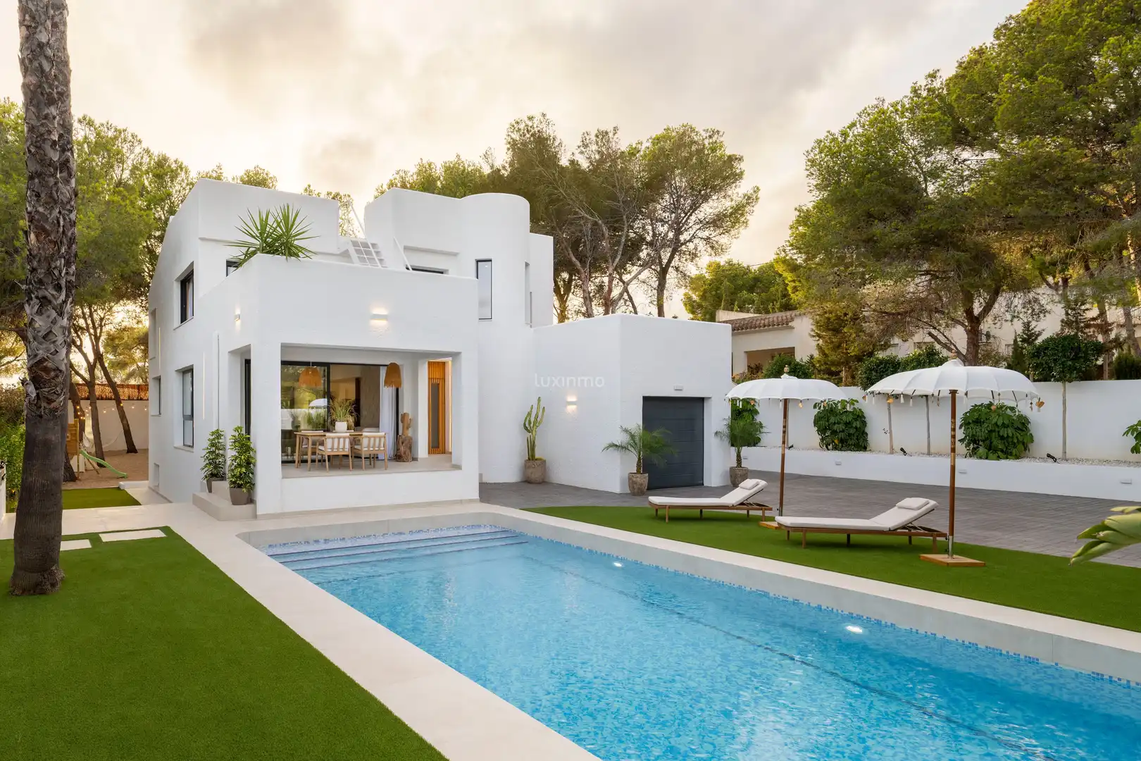 Vista exterior de Casa o chalet en venta en Altea con Aire acondicionado, Terraza y Trastero