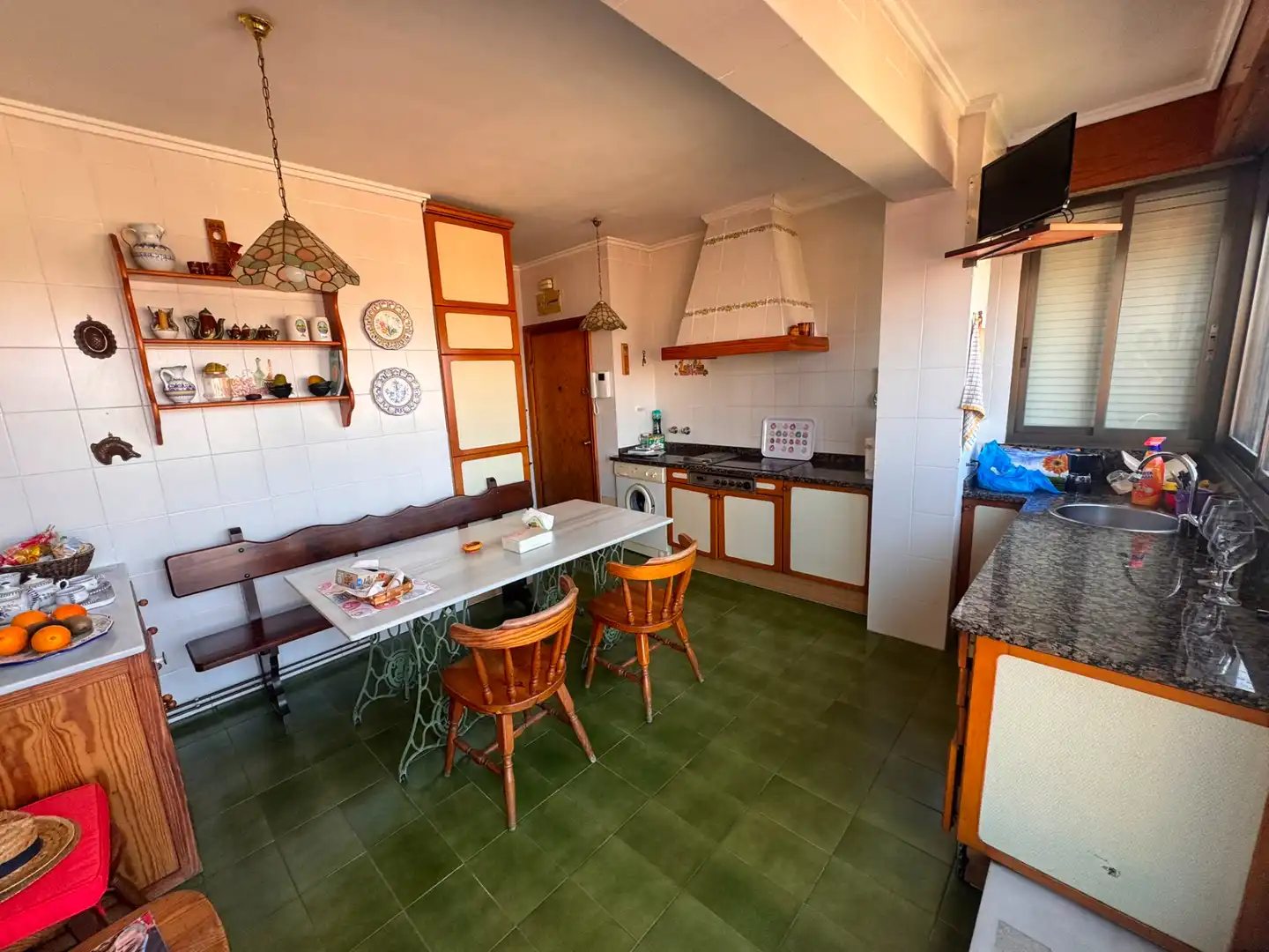 Küche von Wohnung zum Verkauf in Santander mit Heizung, Terrasse und Abstellraum