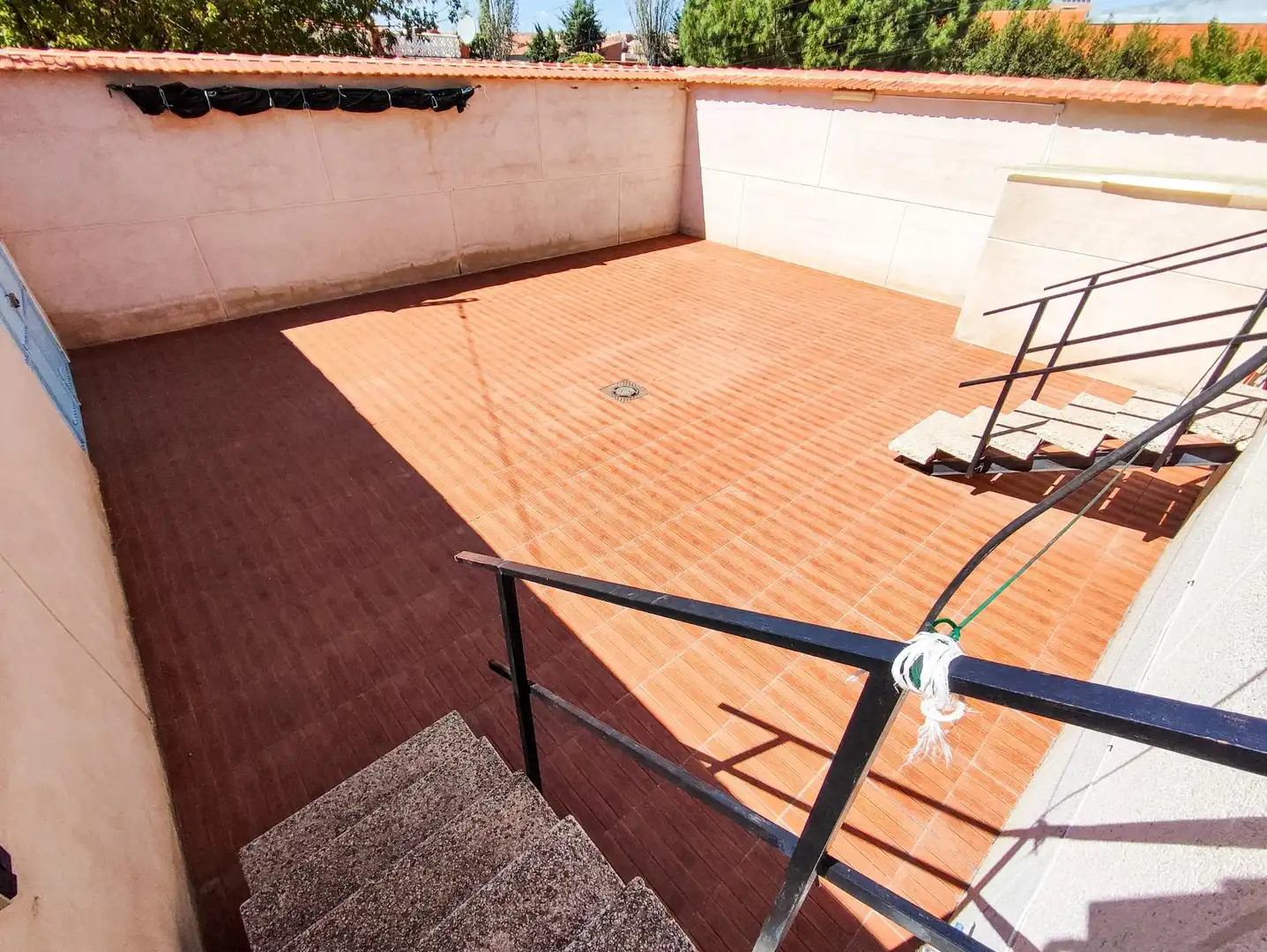 Terrace of Flat for sale in Argamasilla de Calatrava  with Air Conditioner, Heating and Storage room