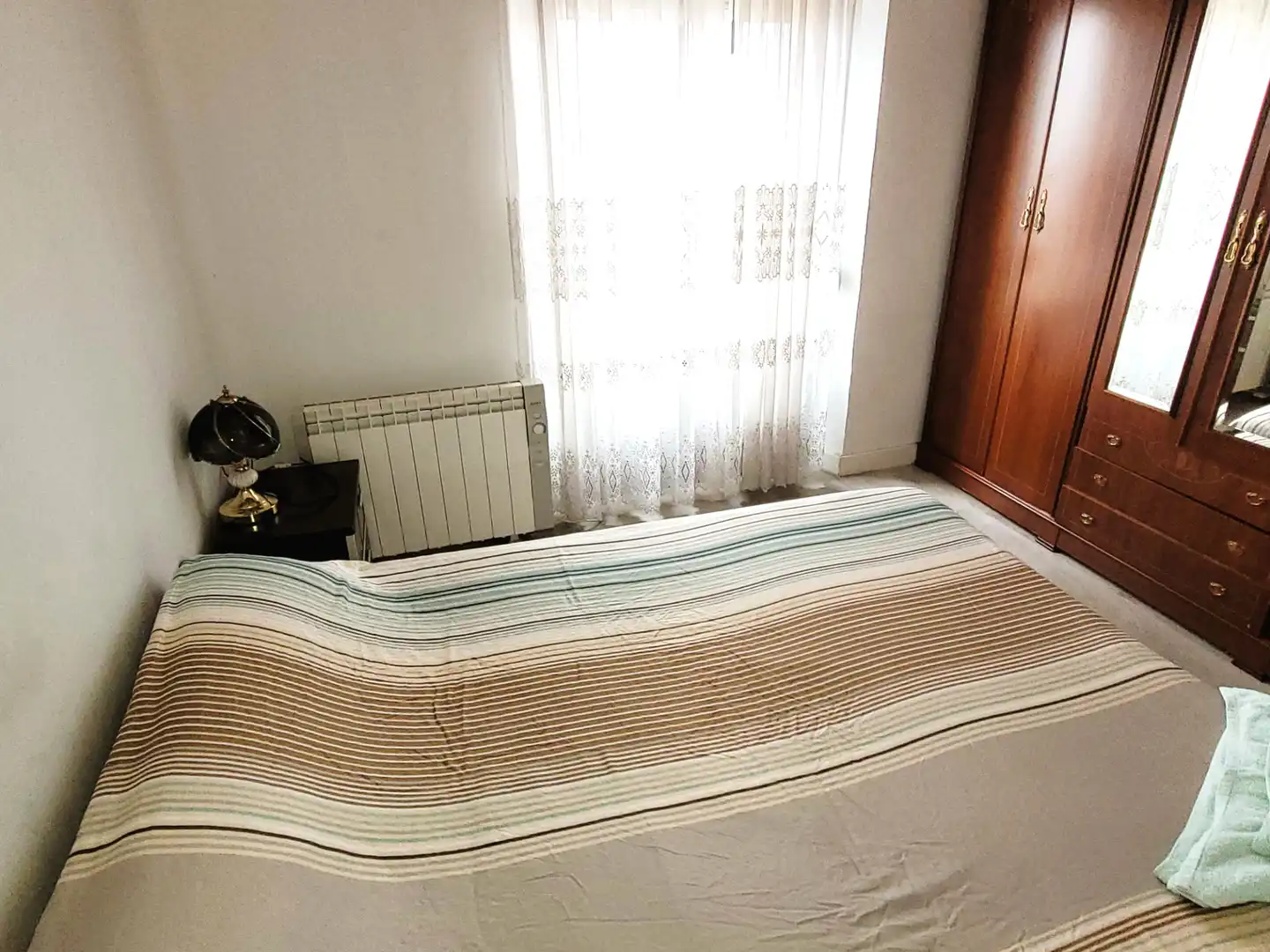 Bedroom of Flat for sale in Medina del Campo  with Heating, Parquet flooring and Furnished