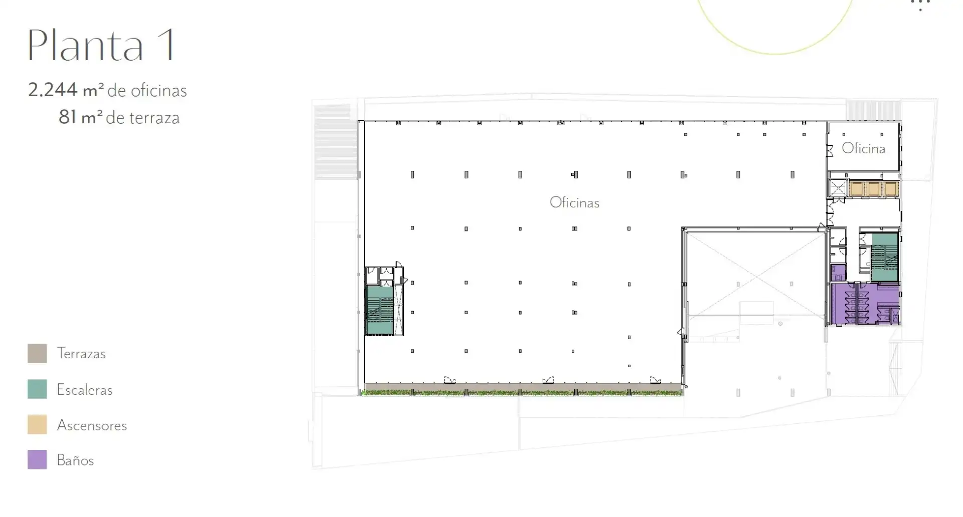 Geschaftsraum zur Miete in Barcelona mit Klimaanlage, Terrasse und Alarm