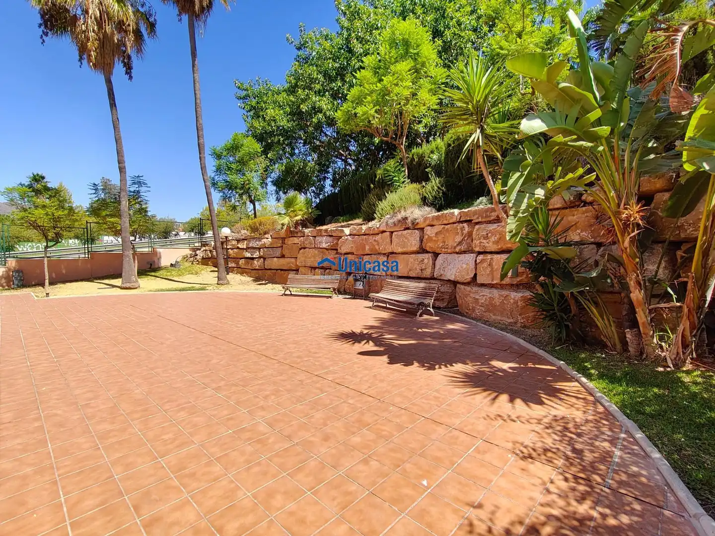 Terrace of Flat for rent in Málaga  with Air Conditioner, Furnished and Community pool