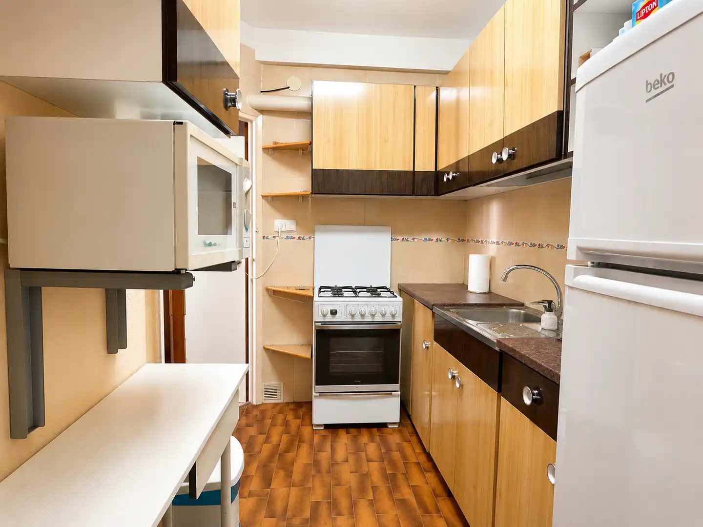 Cocina de Piso en venta en Sant Cebrià de Vallalta con Terraza, Amueblado y Lavadora