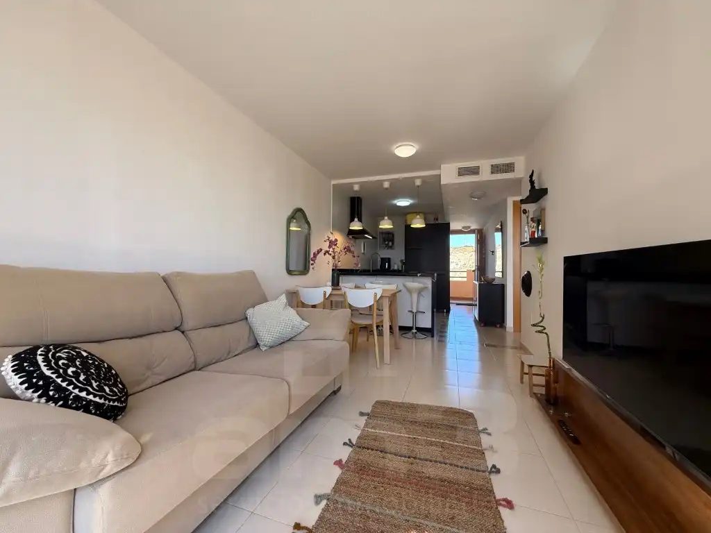 Sala d'estar de Àtic en venda en Vera amb Terrassa, Piscina i Moblat