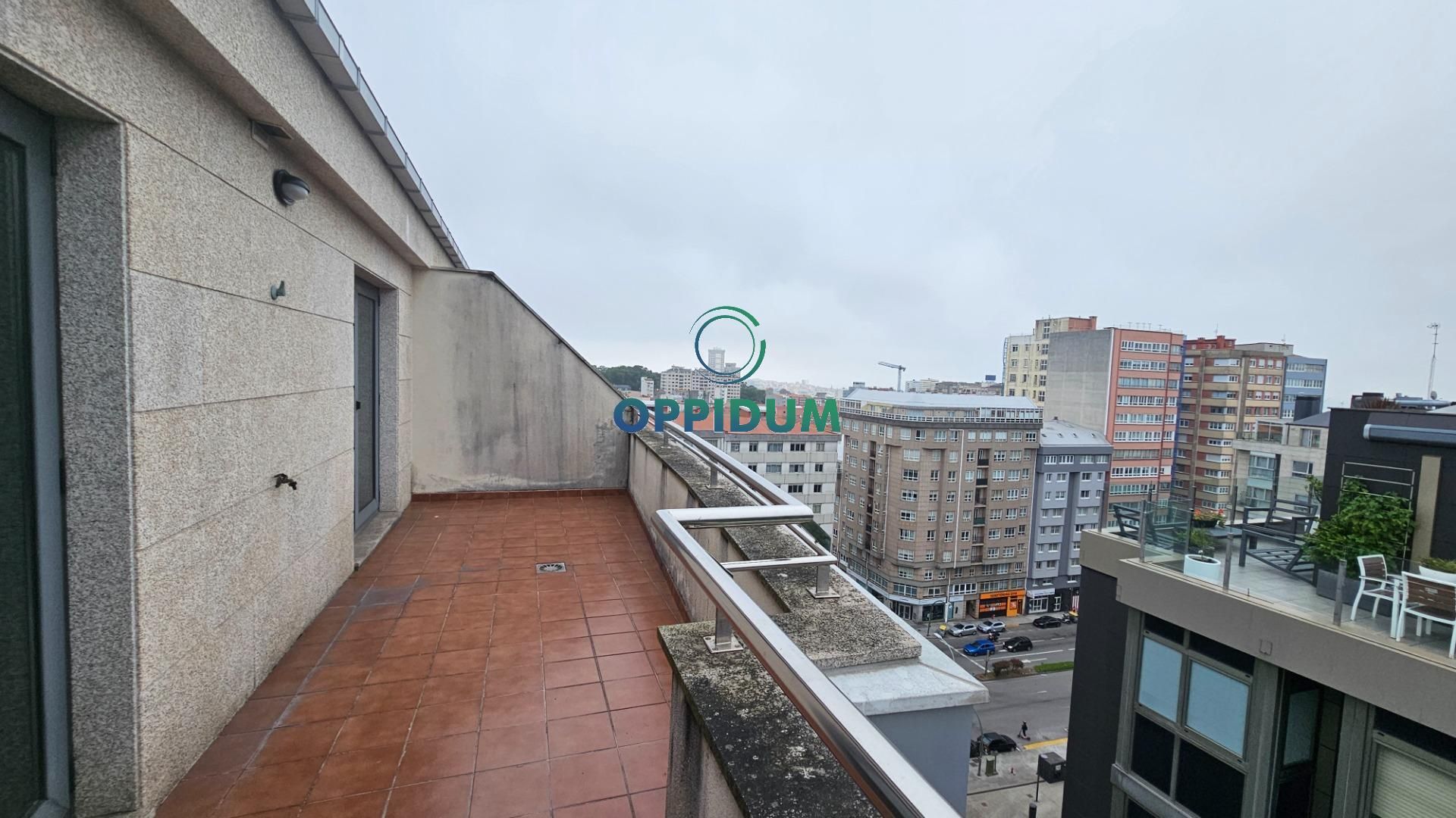 Terrace of Attic to rent in A Coruña Capital   with Heating, Terrace and Storage room