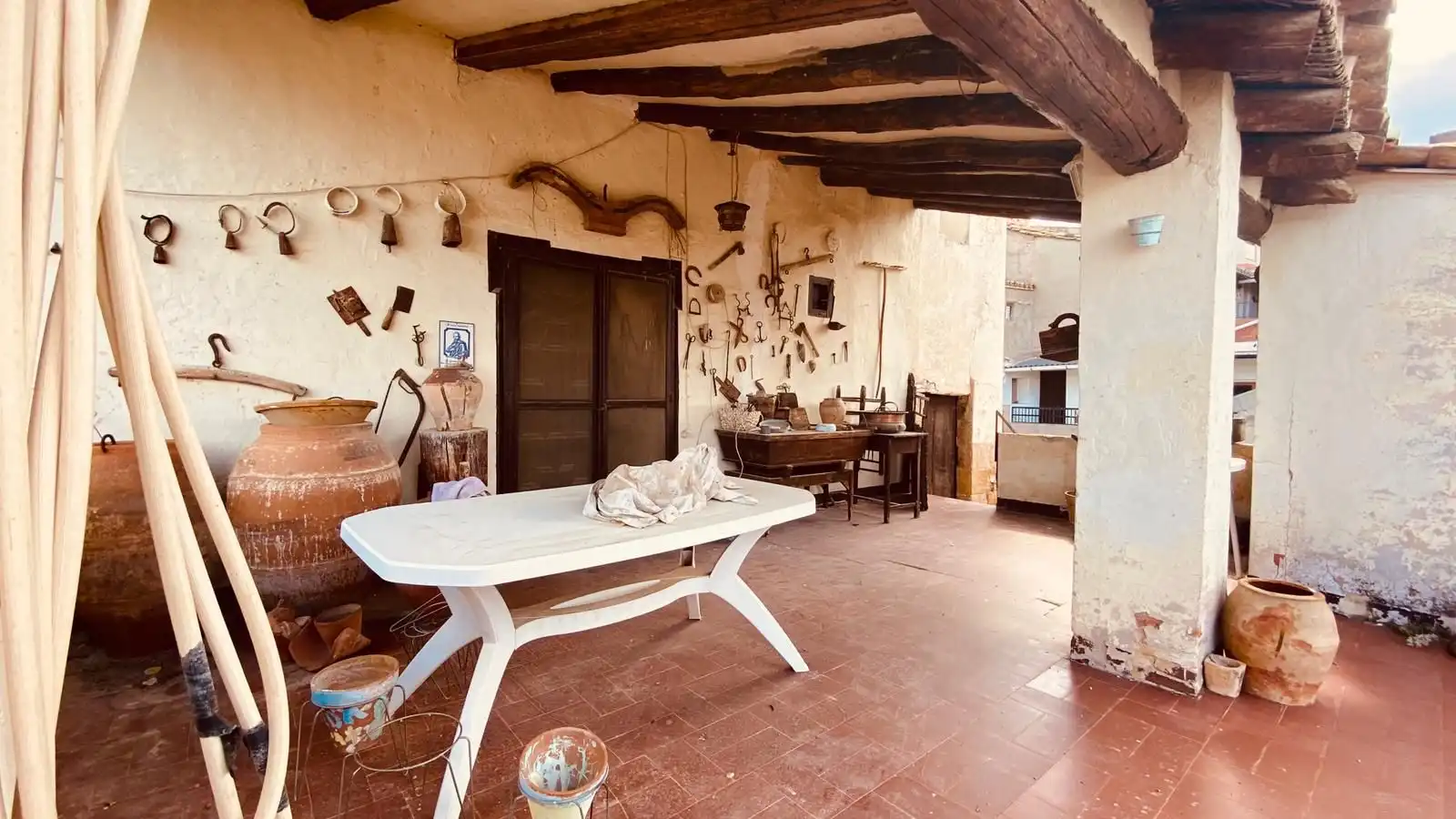 Terrace of Houses for sale in Torrecilla de Alcañiz  with Private garden, Terrace and Storage room
