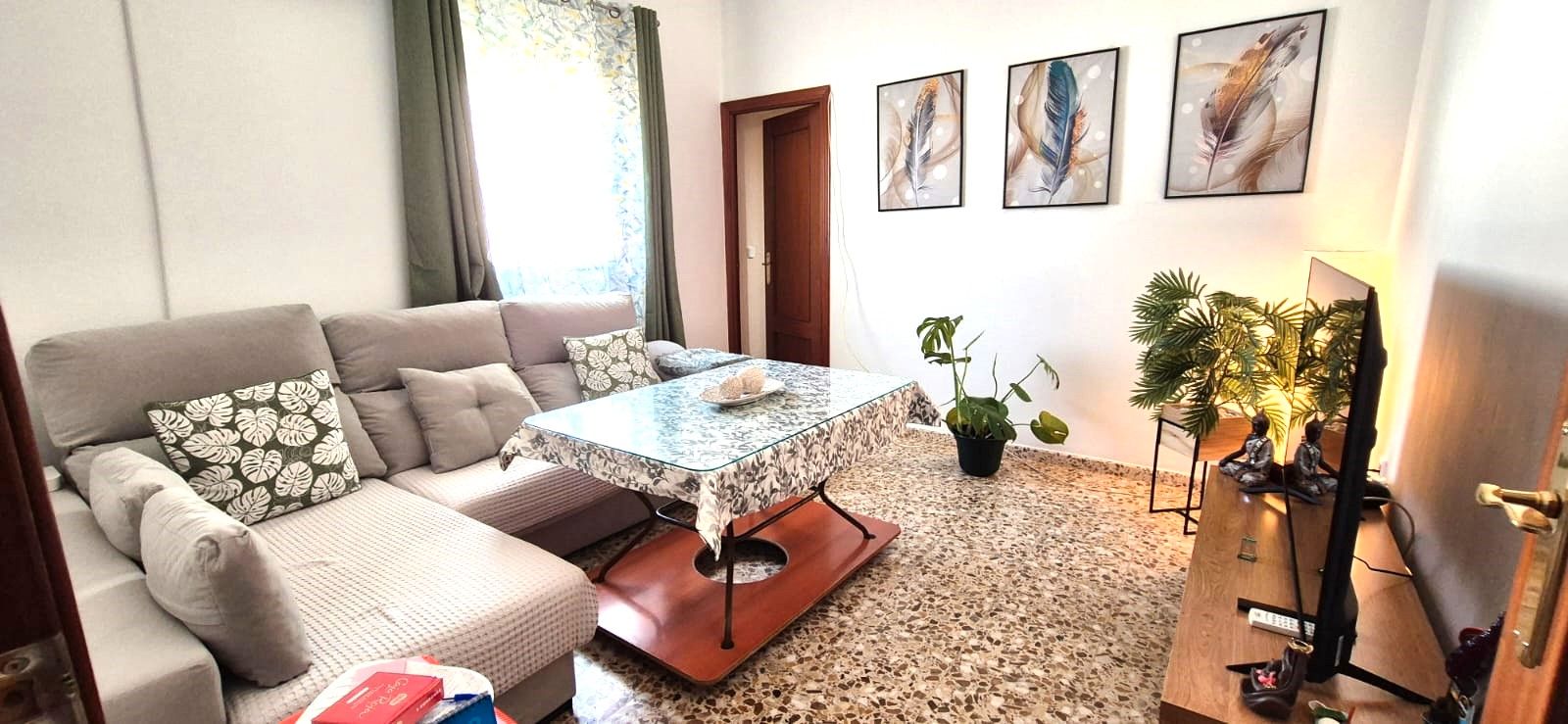 Living room of Flat for sale in Badajoz Capital  with Air Conditioner, Heating and Storage room