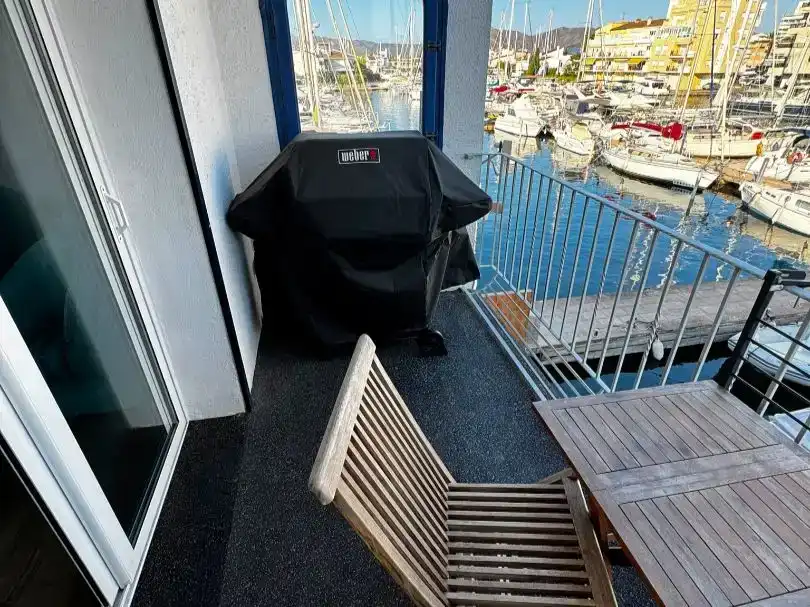 Terrassa de Casa adosada en venda en Empuriabrava amb Aire condicionat i Balcó