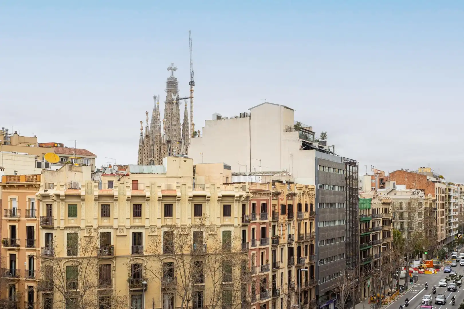 Vista exterior de Piso en venta en Barcelona con Aire acondicionado, Parquet y Amueblado