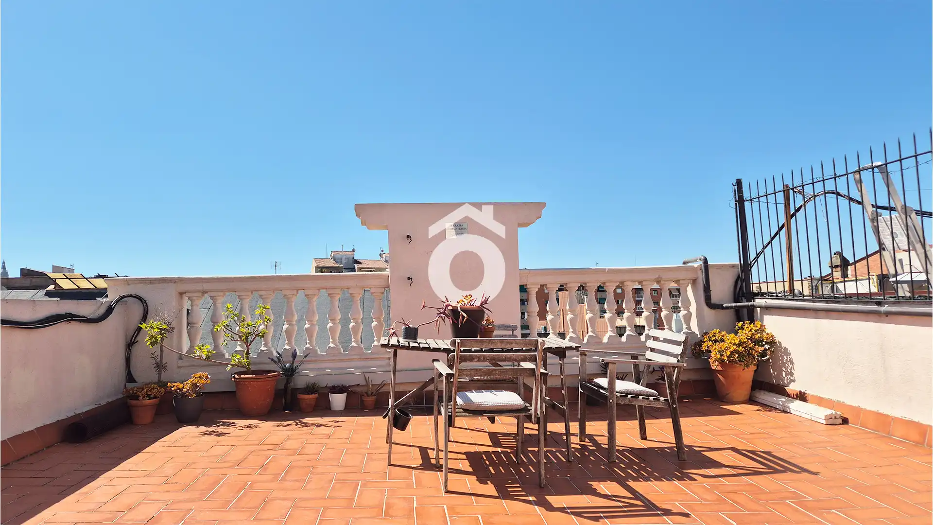 Terrasse von Dachboden zum Verkauf in Barcelona