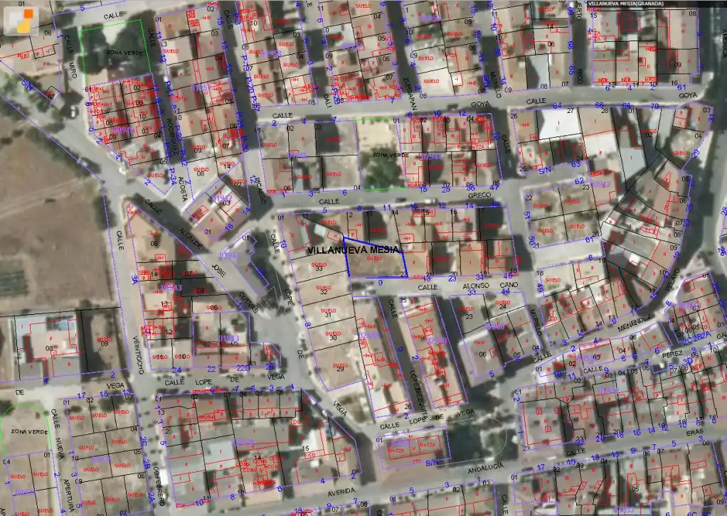 Exterior view of Land for sale in Villanueva Mesía