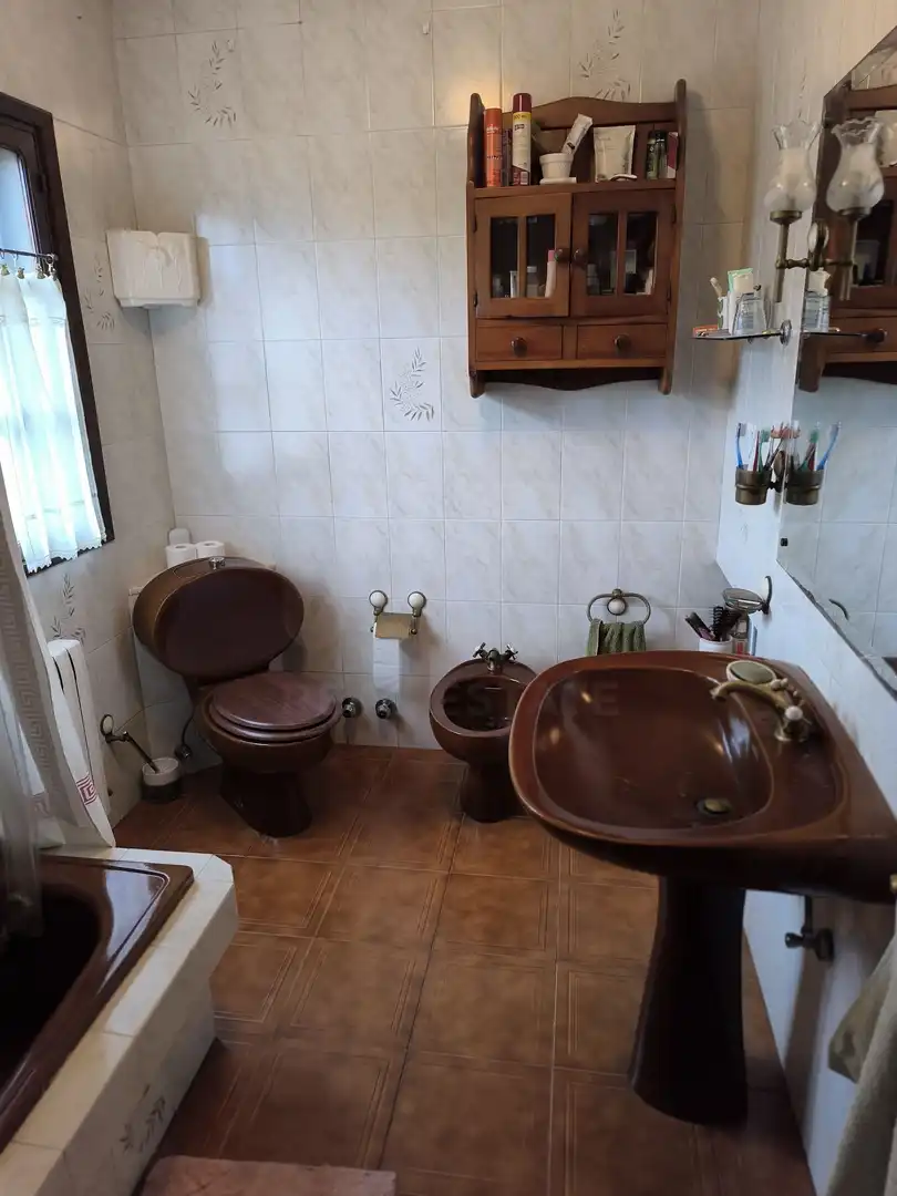 Baño de Casa o chalet en venta en Pontedeume con Calefacción, Terraza y Piscina