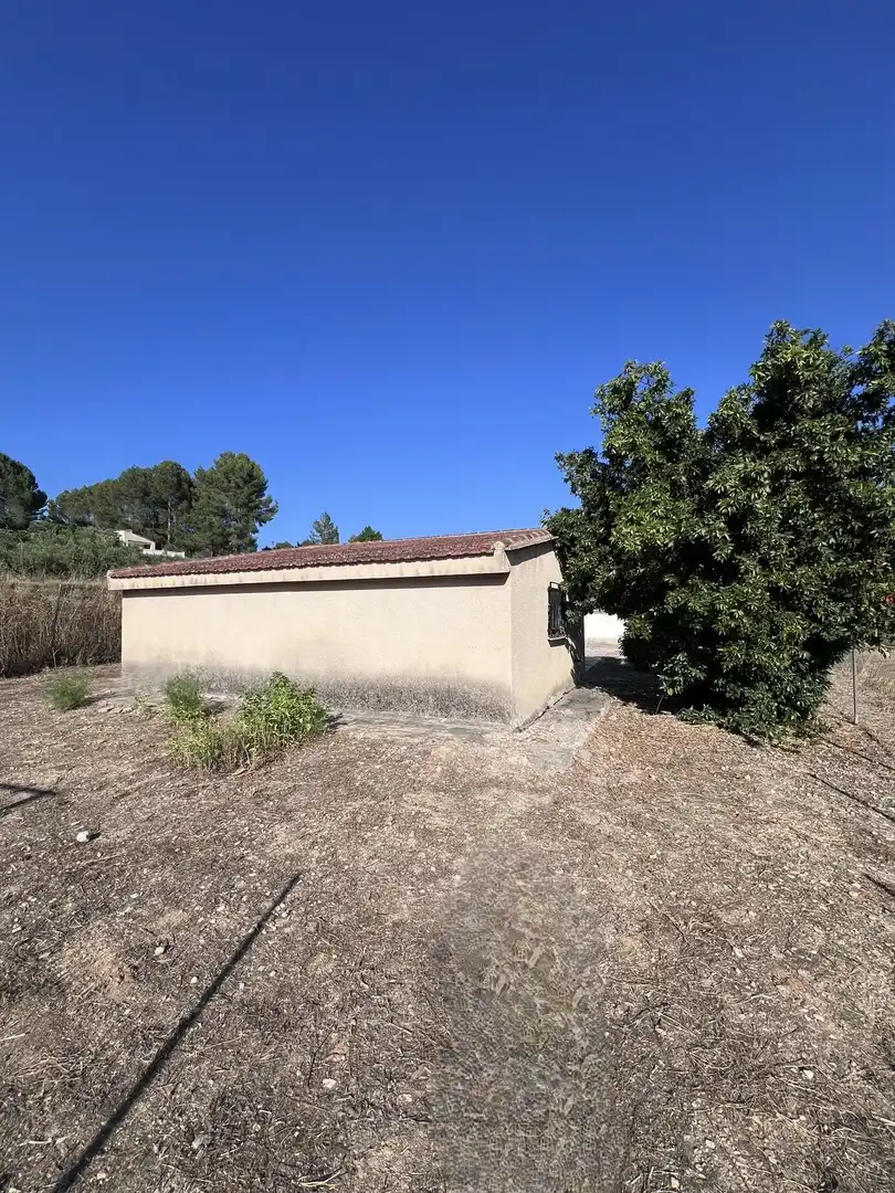 Vista exterior de Casa o xalet en venda en Alcosser amb Terrassa, Traster i Piscina