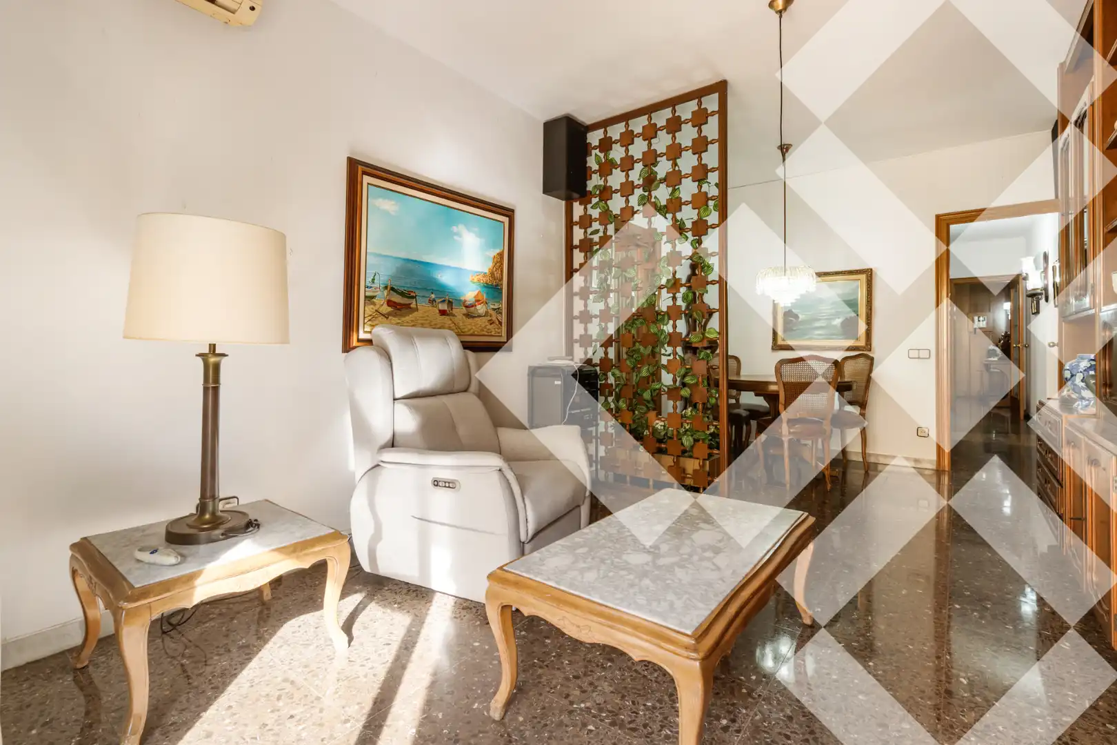 Living room of Flat for sale in Barcelona  with Air Conditioner, Terrace and Oven