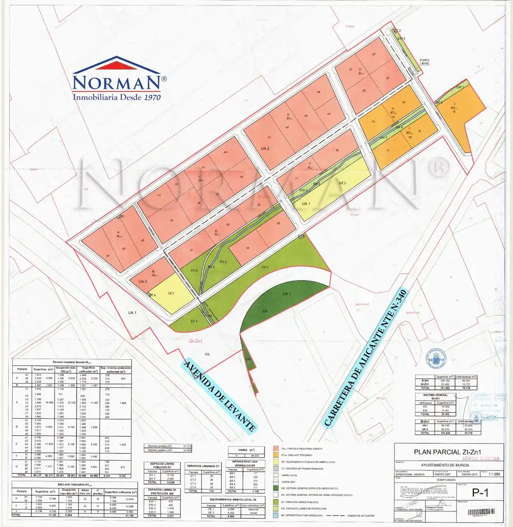 Terreno industrial en venta en Murcia