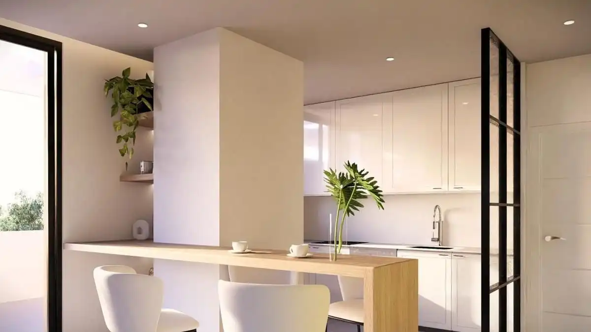Cuina de Apartament en venda en Jávea / Xàbia amb Alarma i Piscina comunitària