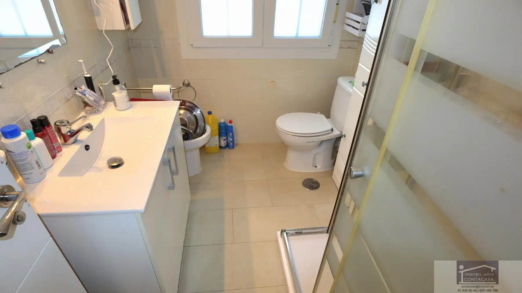 Baño de Casa o chalet en venta en El Boalo - Cerceda – Mataelpino con Aire acondicionado, Calefacción y Terraza