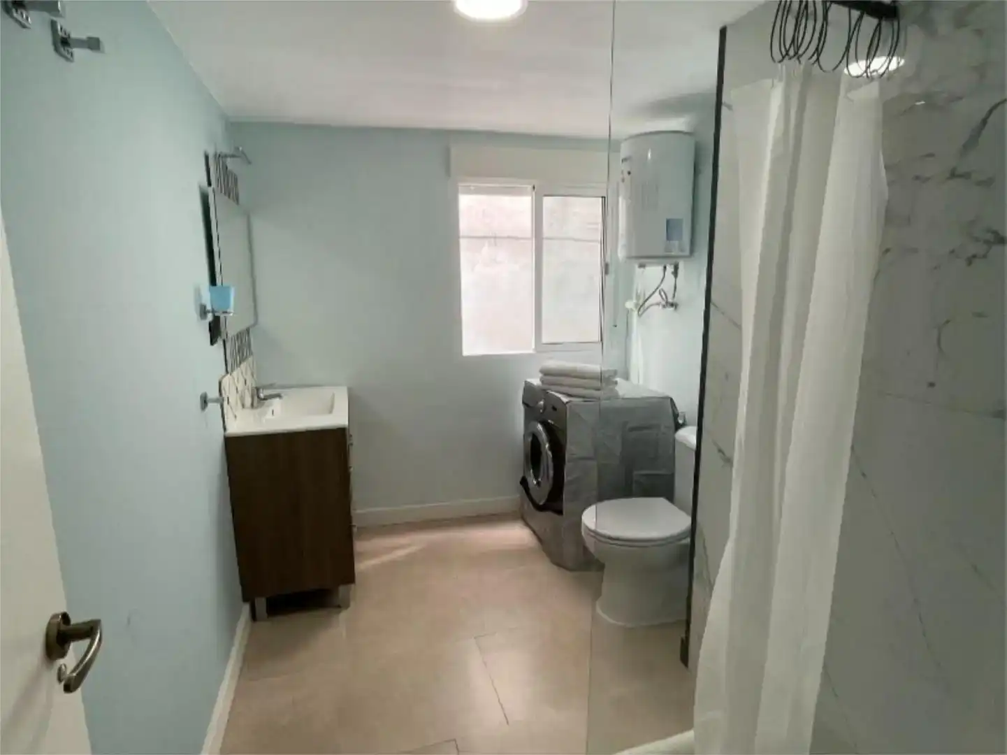 Bathroom of Duplexes for sale in Cullera  with Air Conditioner, Parquet flooring and Furnished