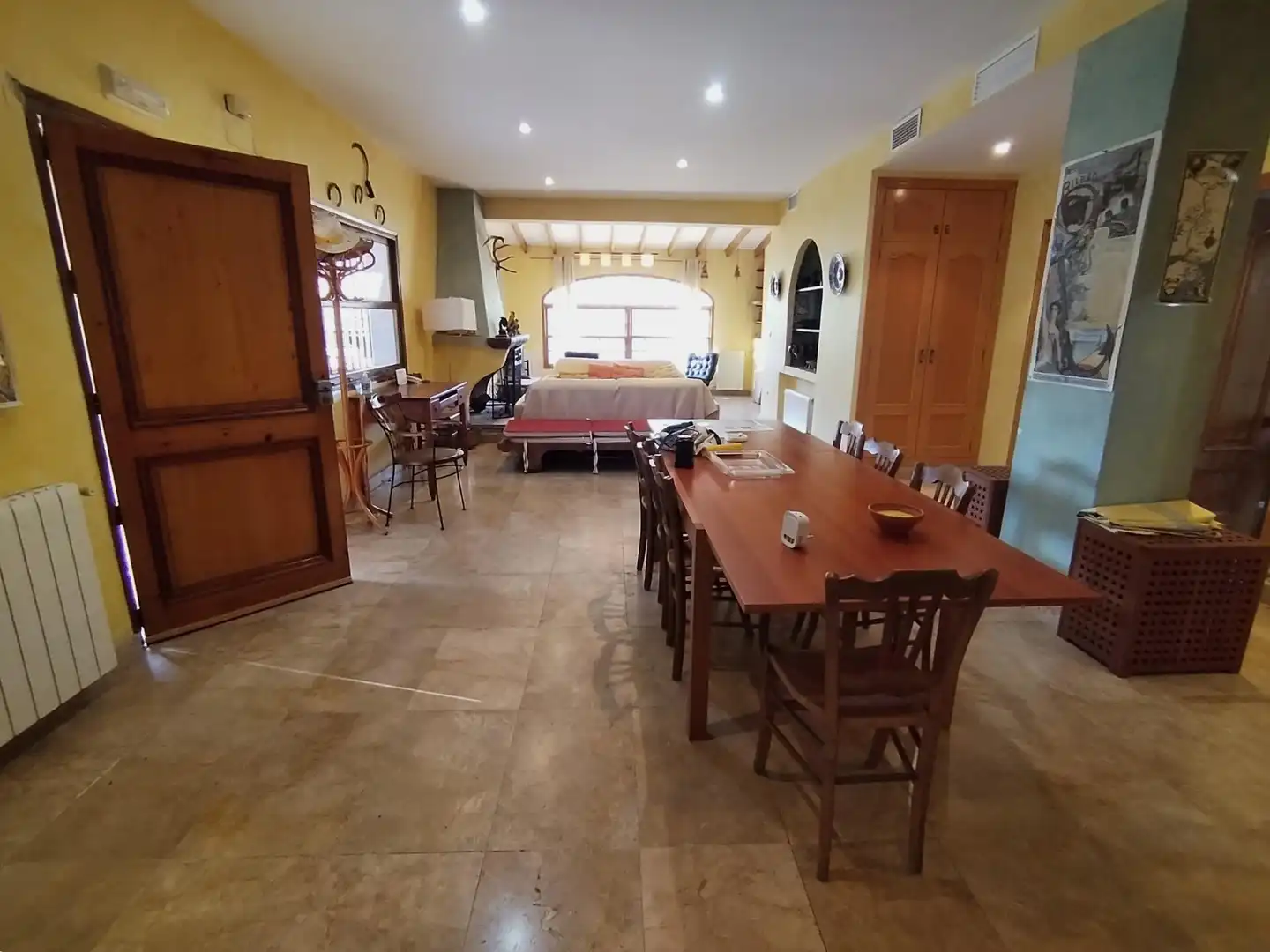 Menjador de Finca rústica en venda en Relleu amb Aire condicionat, Jardí privat i Terrassa