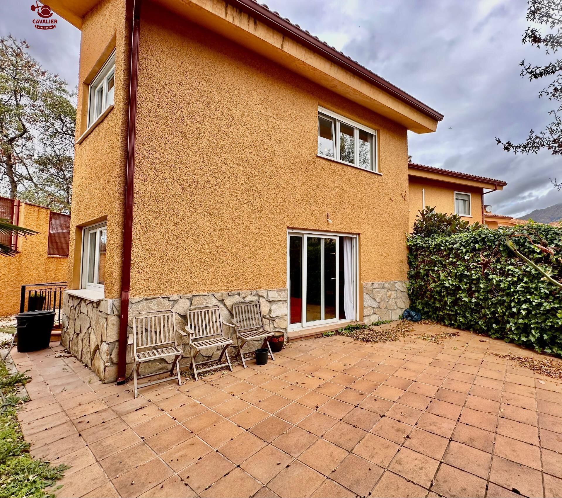 Exterior view of Single-family semi-detached for sale in Los Molinos  with Air Conditioner, Heating and Private garden