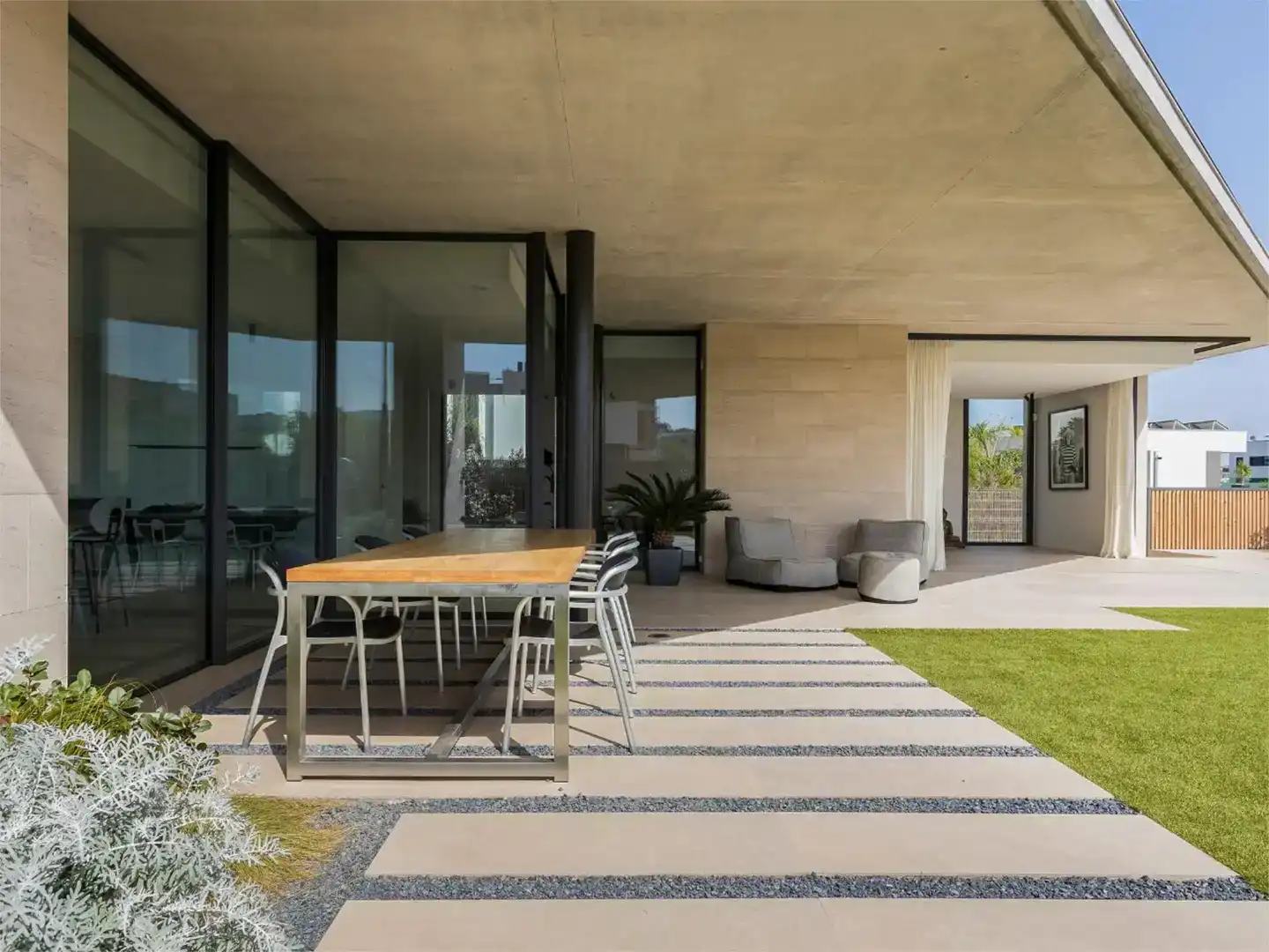 Terrassa de Casa o xalet de lloguer en Sitges amb Aire condicionat, Piscina i Balcó