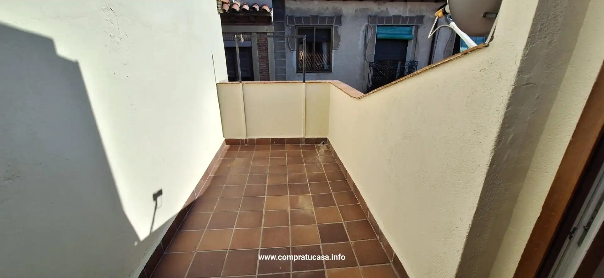 Terraza de Apartamento de alquiler en Segovia con Calefacción, Terraza y Amueblado