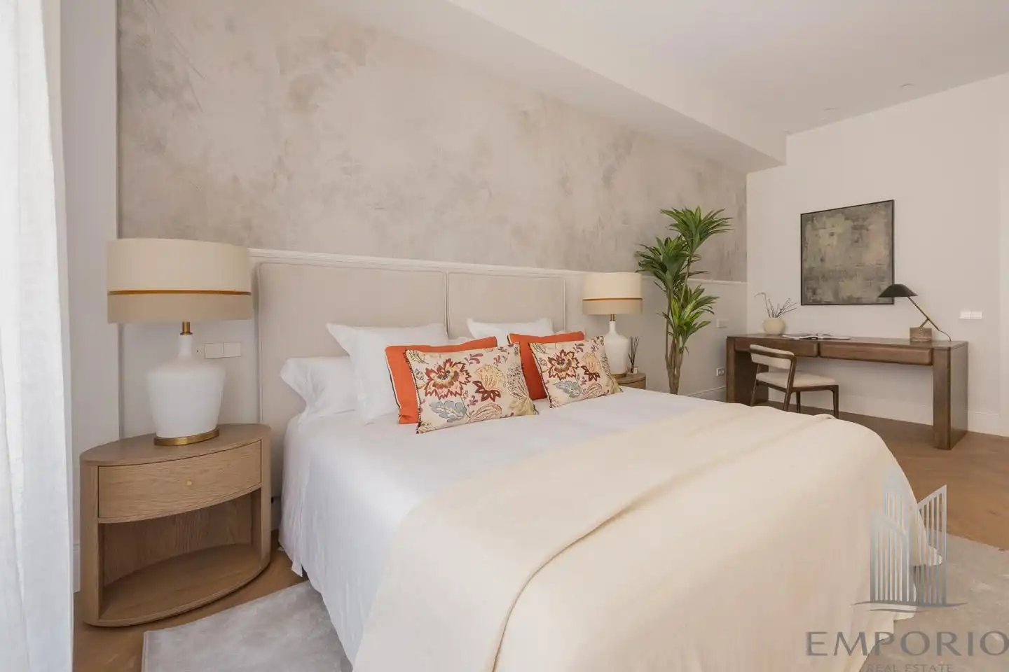 Schlafzimmer von Wohnung zum Verkauf in Madrid mit Klimaanlage, Heizung und Terrasse