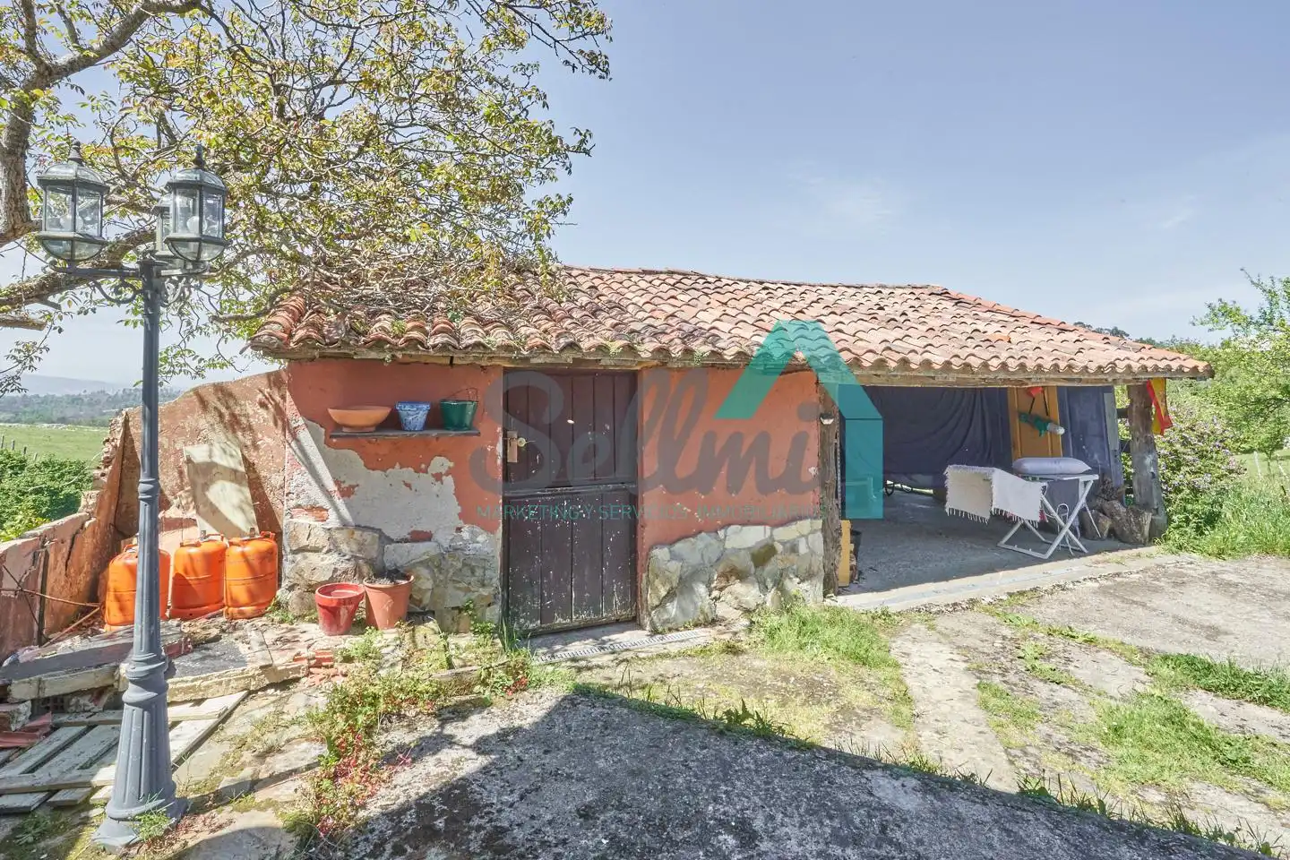 Vista exterior de Casa o chalet en venta en Siero con Calefacción, Jardín privado y Parquet
