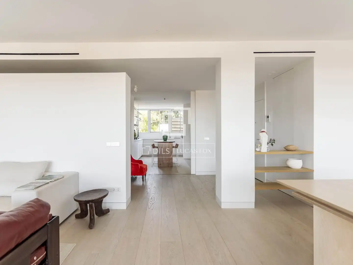 Living room of Flat for rent in Madrid  with Air Conditioner, Heating and Private garden