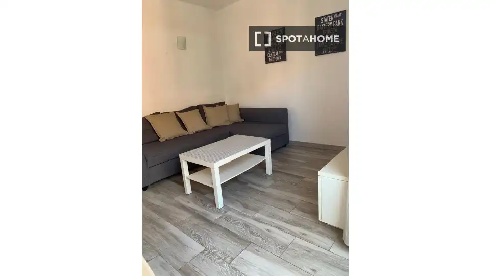 Living room of Apartments for share in Valencia  with Air Conditioner, Terrace and Furnished
