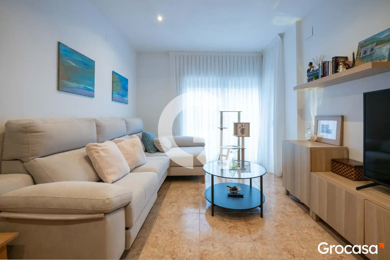 Sala de estar de Piso en venta en Mataró con Aire acondicionado, Calefacción y Trastero