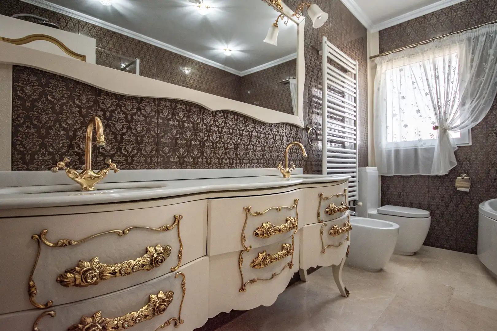 Baño de Casa o chalet en venta en Pedreguer con Aire acondicionado, Jardín privado y Terraza