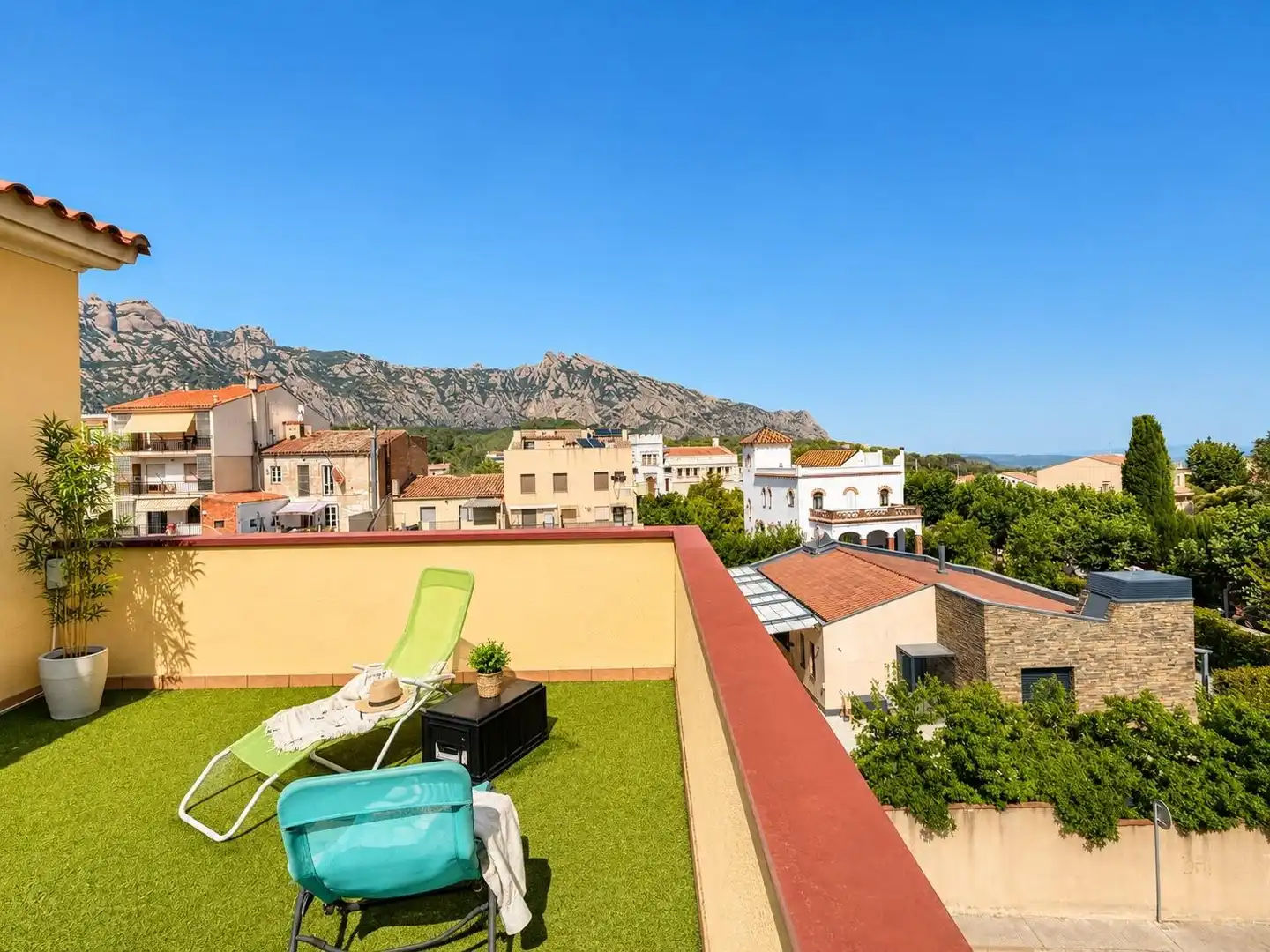 Terrace of Detached homes for sale in El Bruc  with Heating, Terrace and Storage room