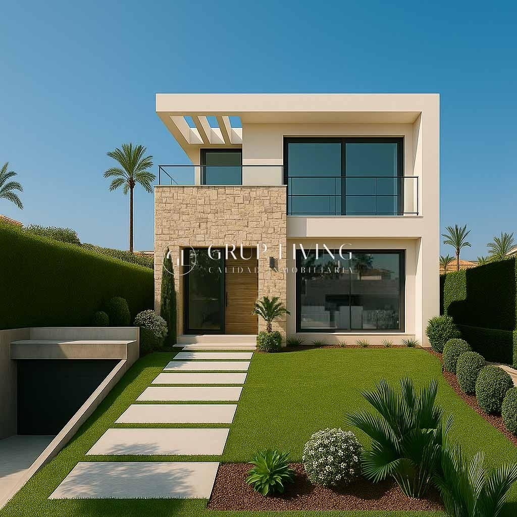 Jardí de Casa o xalet en venda en Sitges amb Jardí privat, Terrassa i Traster