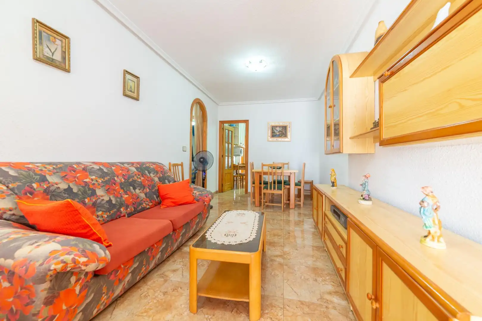Sala d'estar de Planta baixa en venda en San Javier amb Aire condicionat, Jardí privat i Terrassa