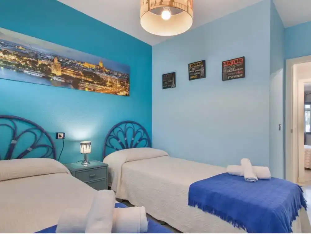 Bedroom of Flat for sale in El Portil  with Air Conditioner and Swimming Pool