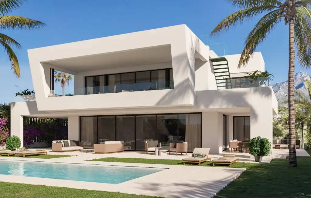 Chalet con piscina en venta en Milla de Oro
